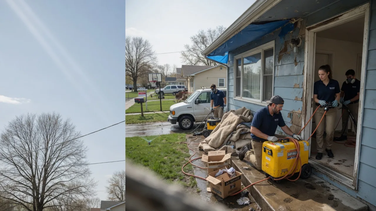 Basement Flood Cleanup in Eaton Rapids, MI near me